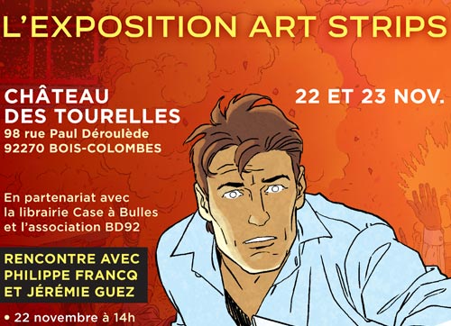 Expo de Largo Winch Art Strips